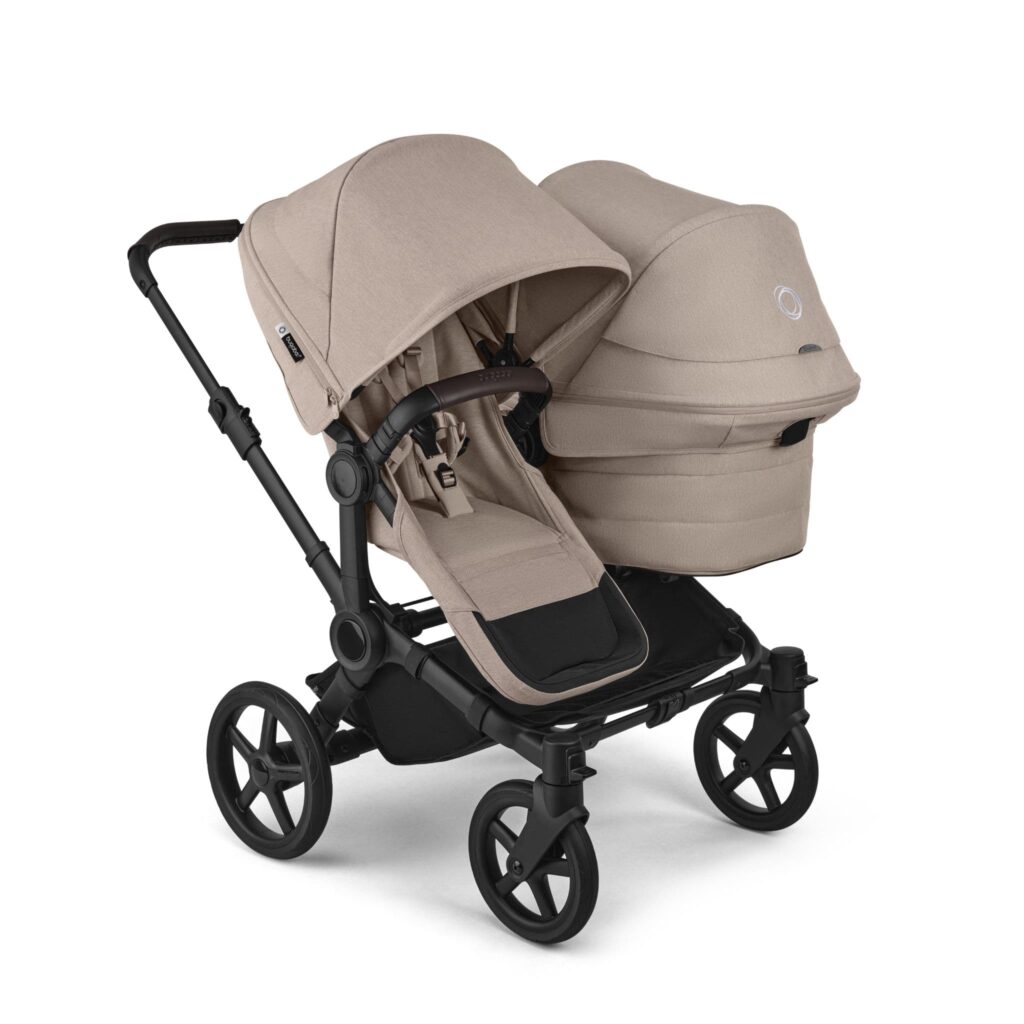 Bugaboo DOnkey 6 Twin pram side by side from birth